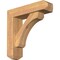Ekena Millwork Legacy Craftsman Smooth Bracket w/ Offset Brace, Western Red Cedar, 5 1/2"W x 20"D x 20"H BKT0604X20X20LEC04SWR - alternate 1